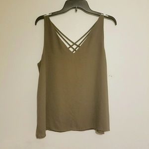 Cross Back Tank Top